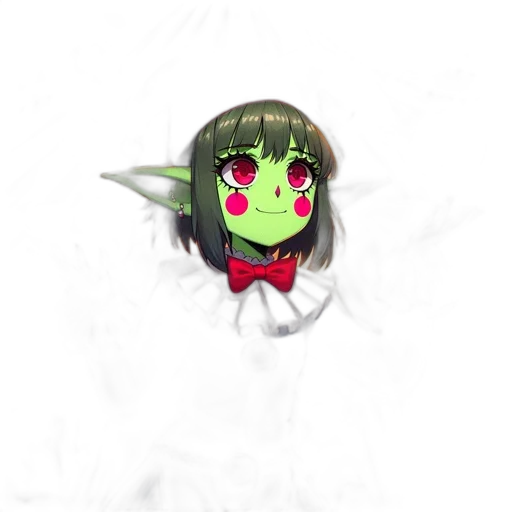 creature, mask, dragon, staff transparent PNG cut-out