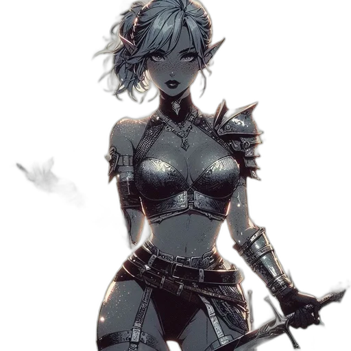 weapon, sword, staff, robot transparent PNG cut-out