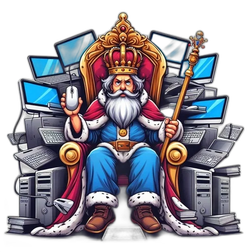 crown, staff, pixel art, concept art transparent PNG cut-out