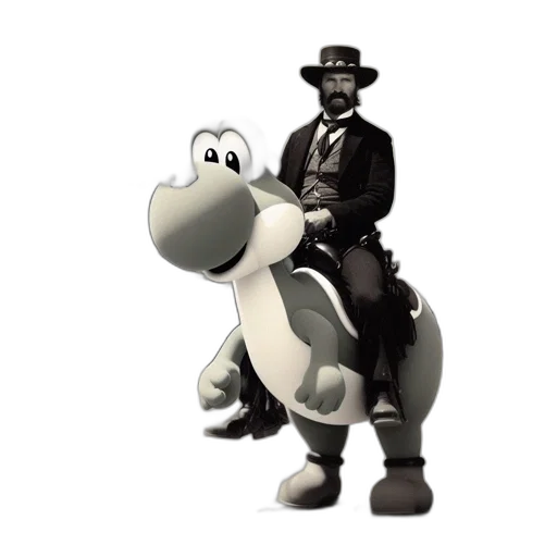 animal, hat, staff, robot transparent PNG cut-out
