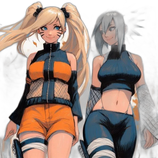 anime, concept art, comic book art, fantasy art transparent PNG cut-out