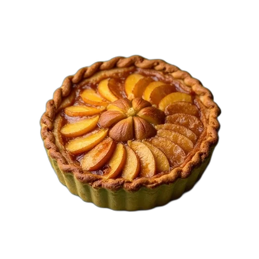 food, crown, 3d render, photorealistic transparent PNG cut-out