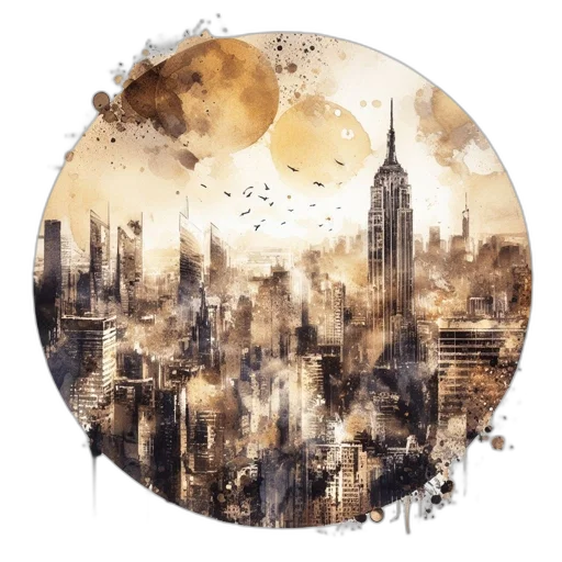 mask, watercolor, concept art, fantasy art transparent PNG cut-out
