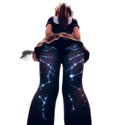 dress, jacket, concept art, cyberpunk transparent PNG cut-out