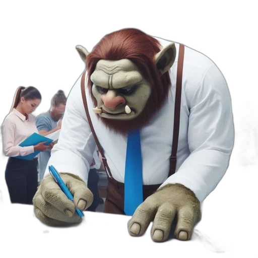 staff, creature, animal, concept art transparent PNG cut-out