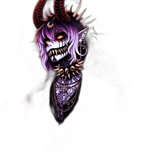 mask, creature, staff, jewelry transparent PNG cut-out