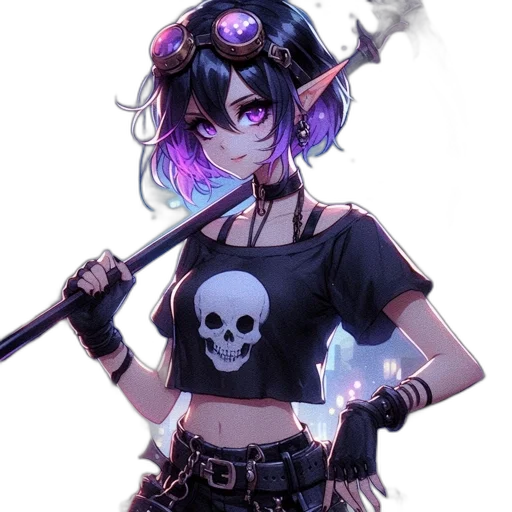 staff, weapon, sword, fantasy art transparent PNG cut-out