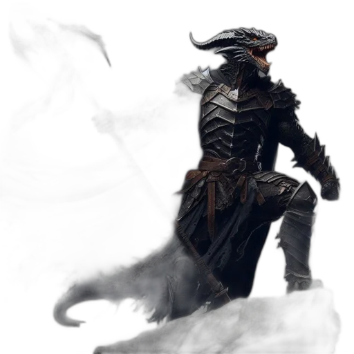 dragon, sword, weapon, staff transparent PNG cut-out