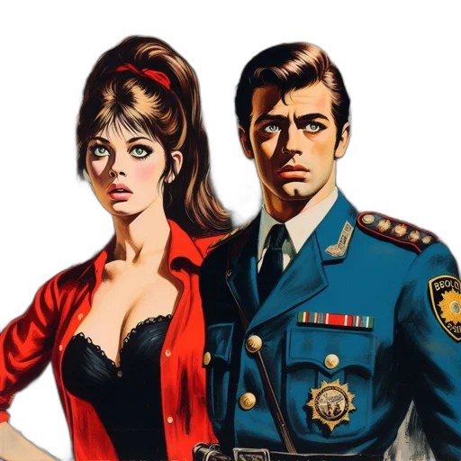 jacket, dress, comic book art, concept art transparent PNG cut-out