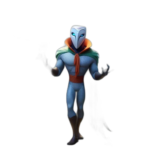 jacket, mask, robot, creature transparent PNG cut-out