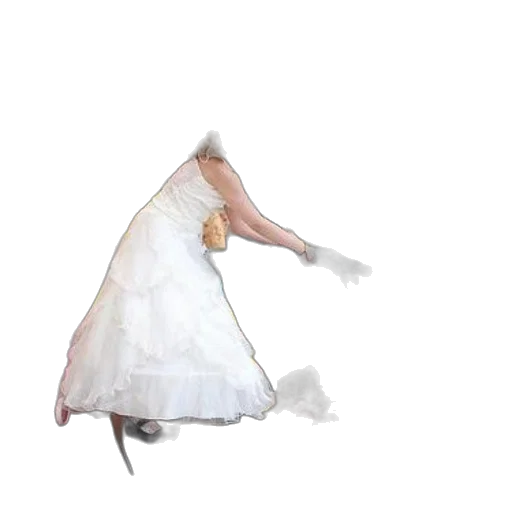dress, staff, shoes, weapon transparent PNG cut-out