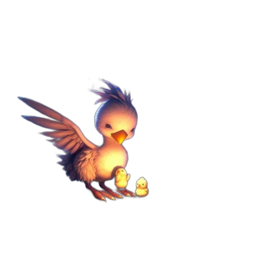 creature, dragon, animal, staff transparent PNG cut-out