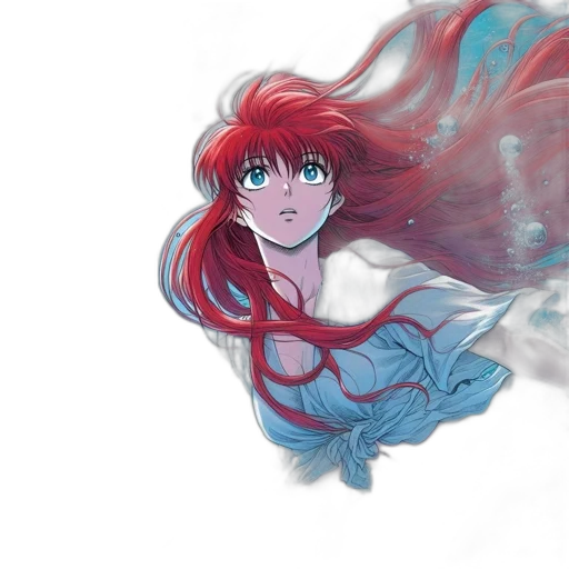 hair, dress, creature, dragon transparent PNG cut-out