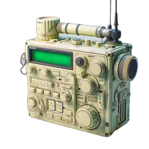 robot, weapon, staff, cyberpunk transparent PNG cut-out