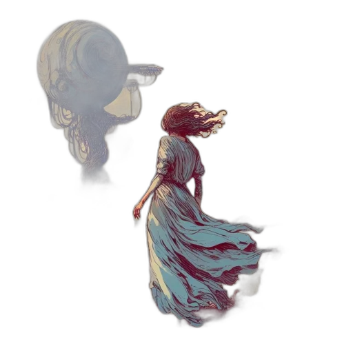dress, hat, creature, crown transparent PNG cut-out