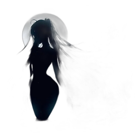 dress, mask, creature, hair transparent PNG cut-out
