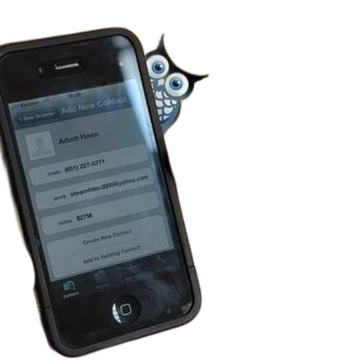 person, holding, iphone, contact transparent PNG cut-out