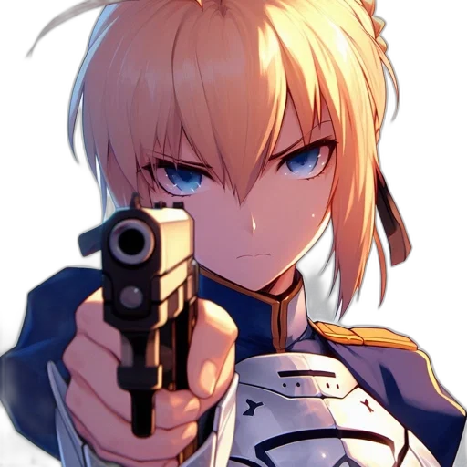 weapon, staff, jacket, robot transparent PNG cut-out