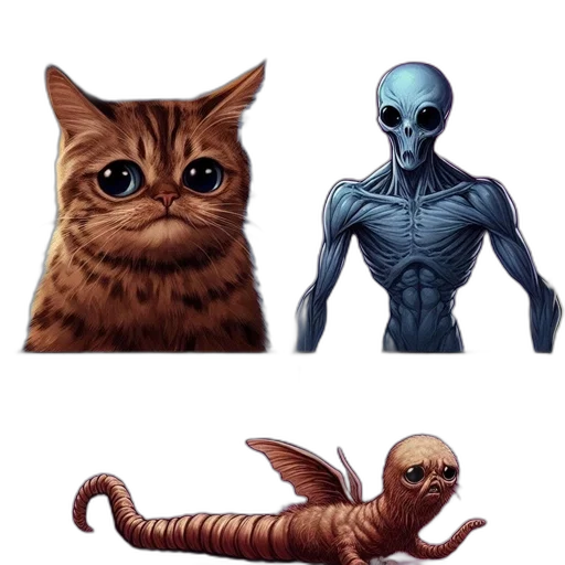 creature, animal, concept art, pixel art transparent PNG cut-out