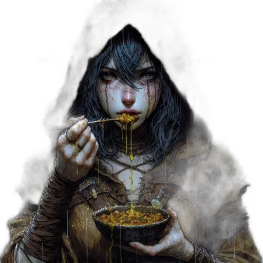 food, mask, face, staff transparent PNG cut-out