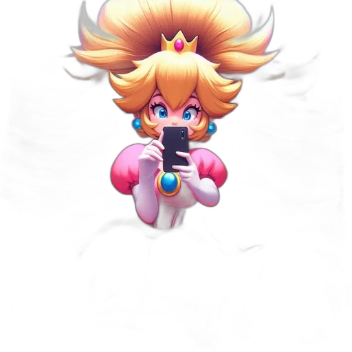 crown, staff, hair, weapon transparent PNG cut-out