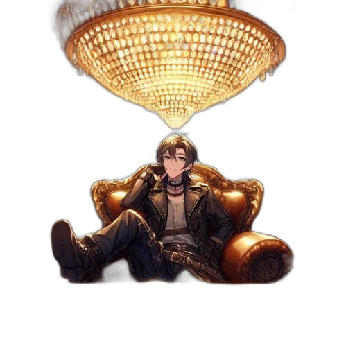 crown, furniture, hat, staff transparent PNG cut-out