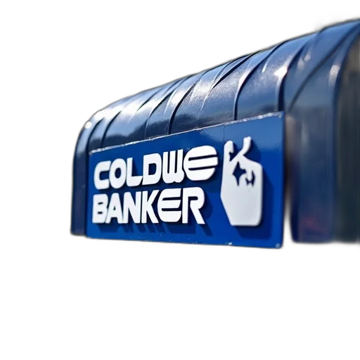 3d render, coldwell, banker, logo transparent PNG cut-out