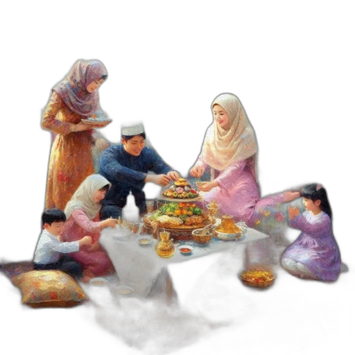 food, jewelry, oil painting, 3d render transparent PNG cut-out