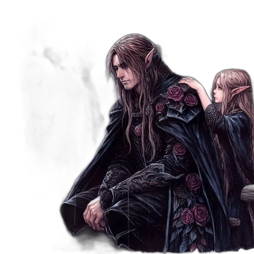 fantasy art, concept art, watercolor, pixel art transparent PNG cut-out