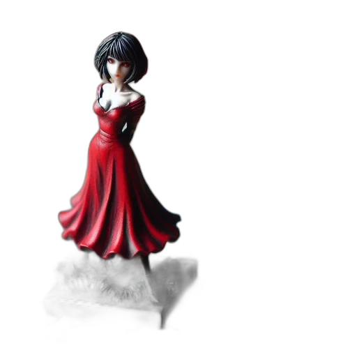 dress, crown, jewelry, staff transparent PNG cut-out