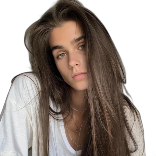 hair, face, creature, animal transparent PNG cut-out
