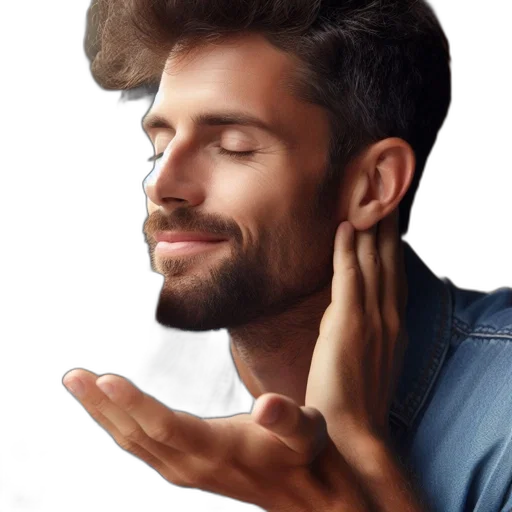 hair, face, mask, jacket transparent PNG cut-out