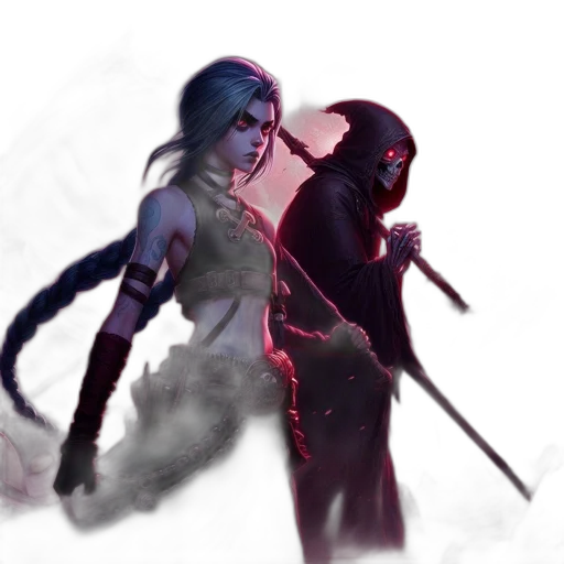 concept art, fantasy art, comic book art, 3d render transparent PNG cut-out