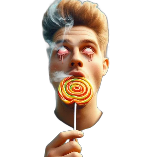 staff, food, face, weapon transparent PNG cut-out
