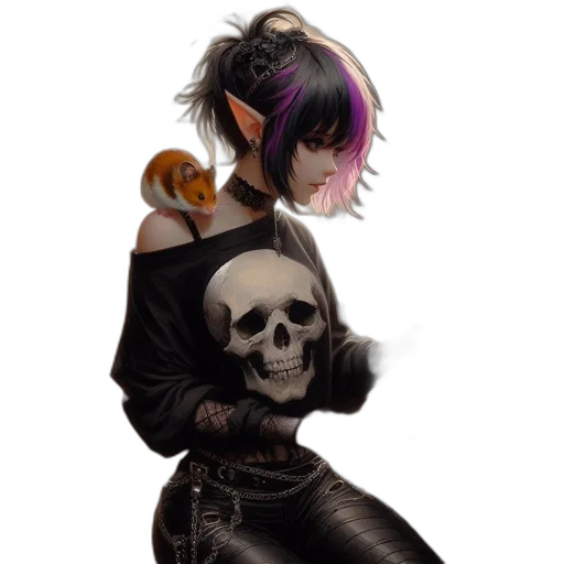 jacket, mask, concept art, fantasy art transparent PNG cut-out