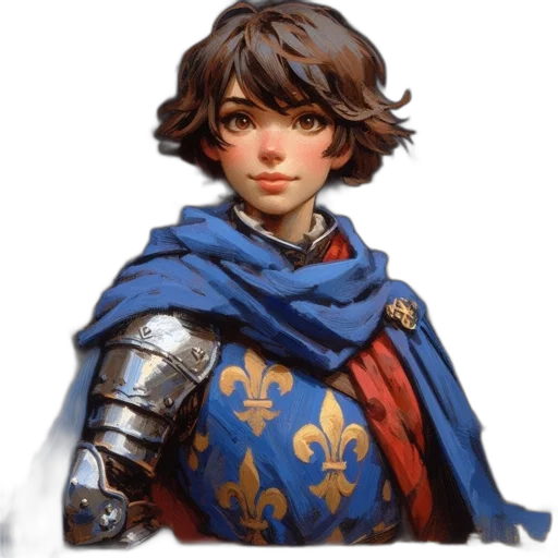 face, sword, crown, fantasy art transparent PNG cut-out