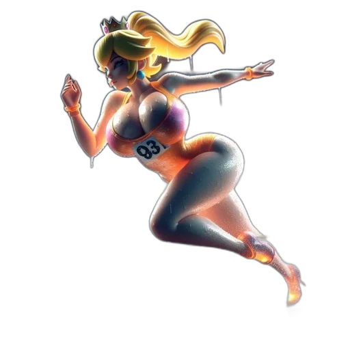 dress, concept art, comic book art, pixel art transparent PNG cut-out