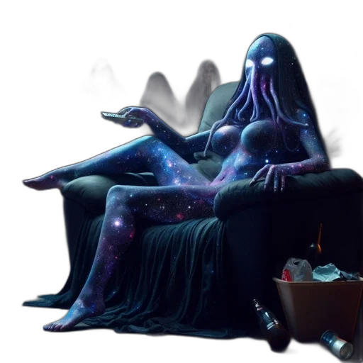 creature, robot, staff, dress transparent PNG cut-out