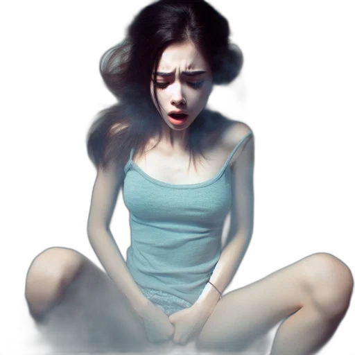 face, dress, mask, creature transparent PNG cut-out