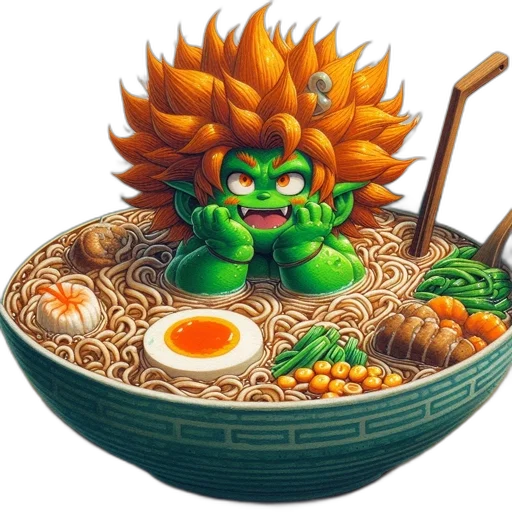 food, dragon, concept art, 3d render transparent PNG cut-out