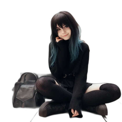 jacket, face, creature, robot transparent PNG cut-out