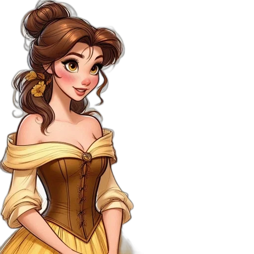 dress, fantasy art, concept art, cartoon transparent PNG cut-out