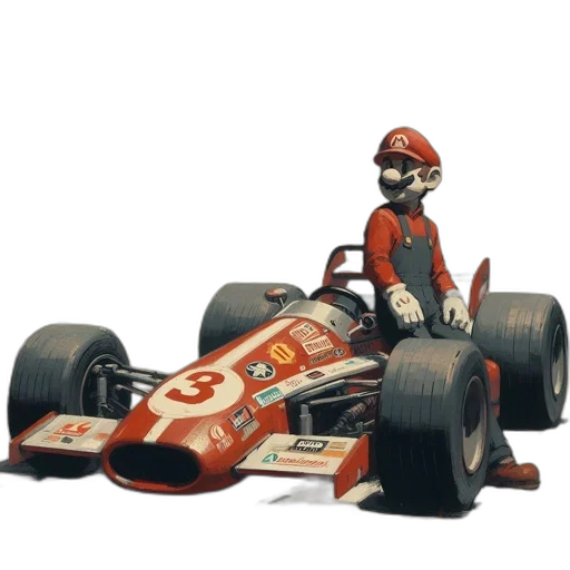 car, animal, concept art, watercolor transparent PNG cut-out