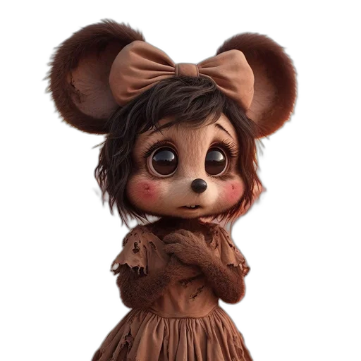 creature, animal, dress, face transparent PNG cut-out