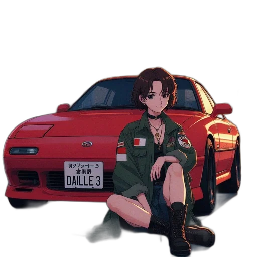 car, jacket, weapon, dress transparent PNG cut-out