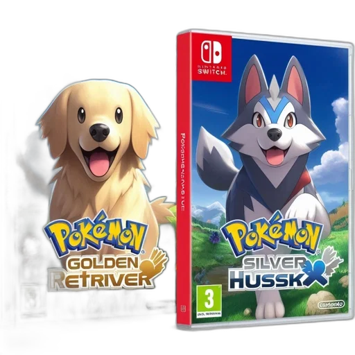 3d render, concept art, two, pokémon transparent PNG cut-out