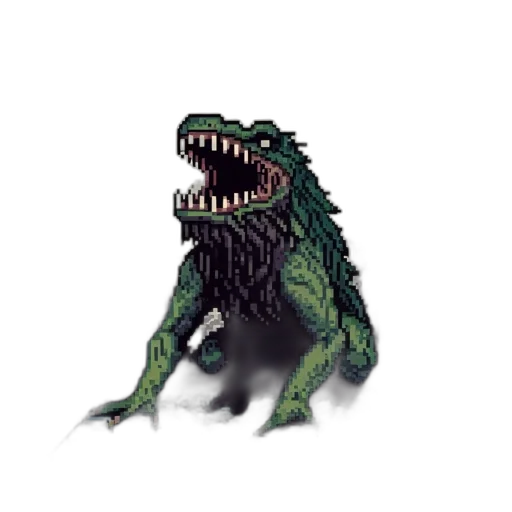 creature, dragon, animal, staff transparent PNG cut-out