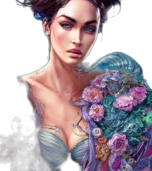 dress, jewelry, face, crown transparent PNG cut-out