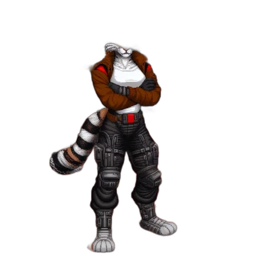 jacket, animal, staff, creature transparent PNG cut-out