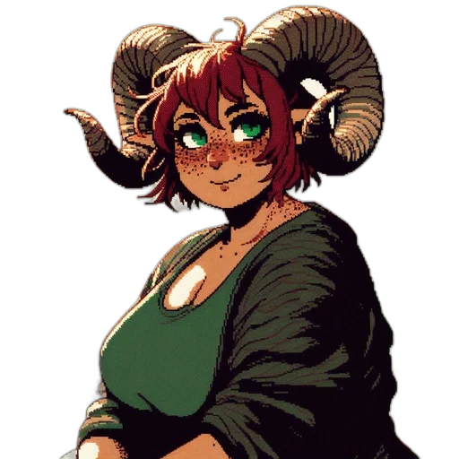 staff, dragon, creature, pixel art transparent PNG cut-out
